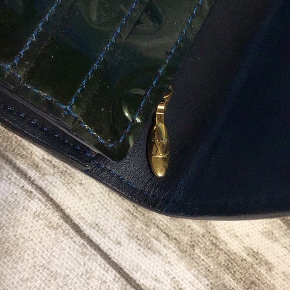 Louis Vuitton Dark Green Patent Wallet - Picture 11 of 16
